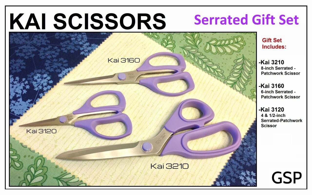 Kai V5135B: 5 1/2-inch Embroidery Scissors True Blue with Blade Cap