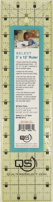 Quilt-N-Sew See-Thru Marking Ruler - 18 x 2
