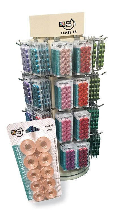 5 Color Sewing Thread Set with Matching Prewound Bobbins - Popular Col —