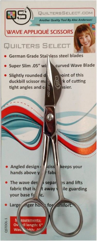 Quilters Select Wave Scissors - Reva's Tips: Trimming Tips