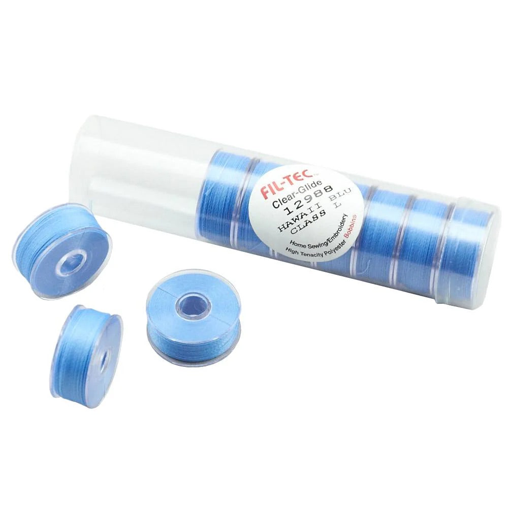 Fil-Tec Clear-Glide Pre-Wound Bobbins Tube, Class L (10 Pack)