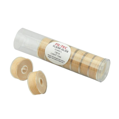 Fil-Tec Clear-Glide Pre-Wound Bobbins Tube, Class L (10 Pack)