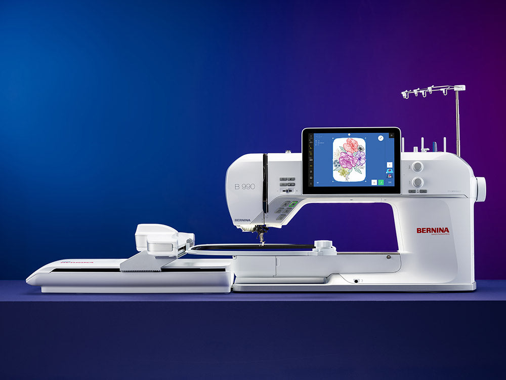 Bernina 990 Sewing, Quilting & Embroidery Machine - Quality Sewing & Vacuum