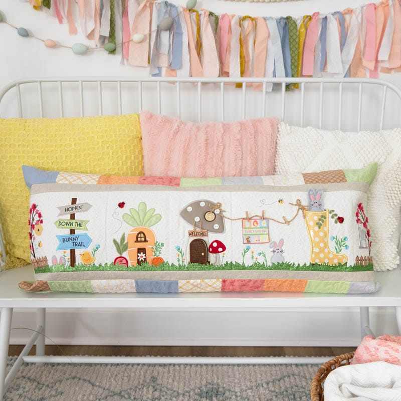 Kimberbell: Hoppin' Down the Bunny Trail Bench Pillow Class