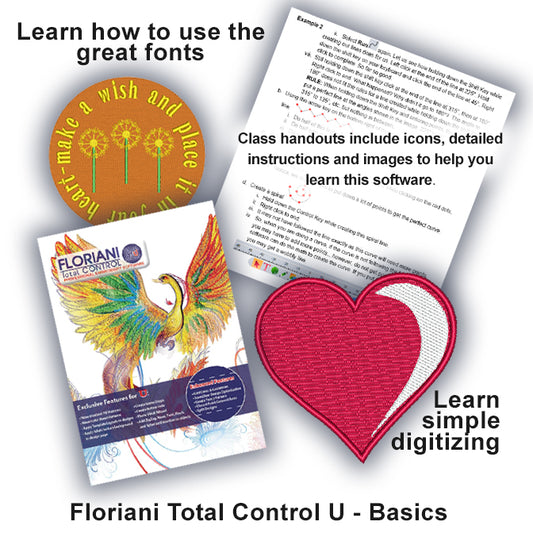 VIRTUAL: Floriani Total Control U Basics Class - Quality Sewing & Vacuum