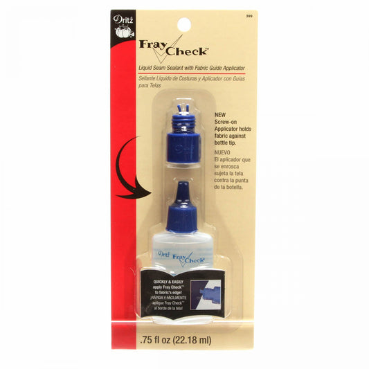 Dritz Fray Check with Fabric Guide Applicator Tip - Quality Sewing & Vacuum