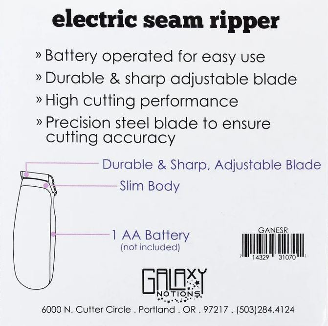 Electric Seam Ripper - Quality Sewing & Vacuum