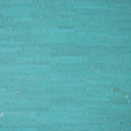 Sallie Tomato Turquoise Rustic Cork, 1/2 Yard