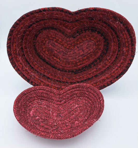 Wrapped Heart Shaped Bowl Class