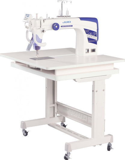 Juki Miyabi J350QVP-S Sit-Down Style Longarm Machine with Table - Quality Sewing & Vacuum