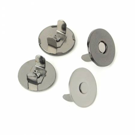 Magnetic Snaps, 3/4", Set of 2 - Gold, Gunmetal, or Nickel