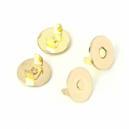 Magnetic Snaps, 3/4", Set of 2 - Gold, Gunmetal, or Nickel