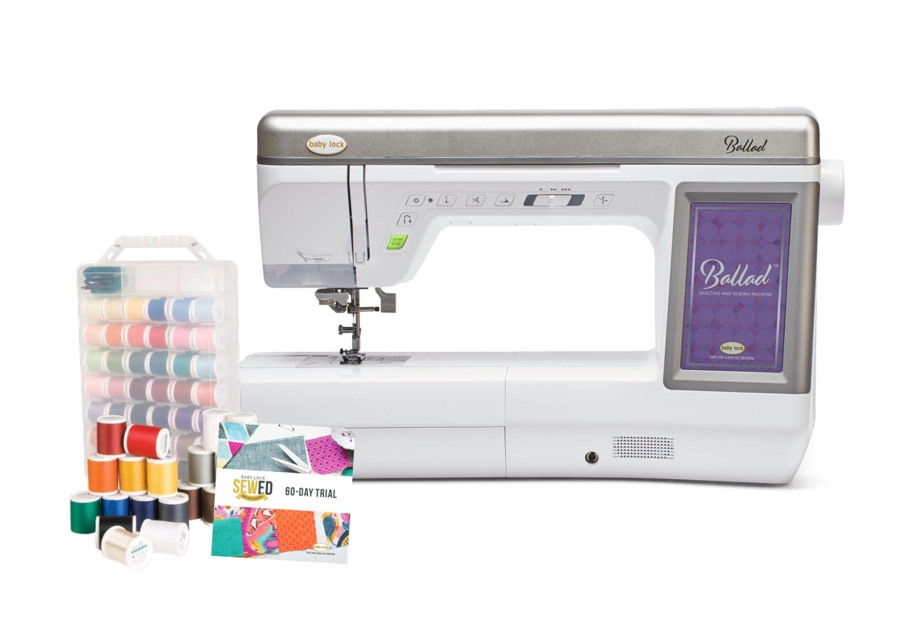 Baby Lock Ballad Sewing and Quilting Machine - with FREE Online Classes (BA-LOK60D)