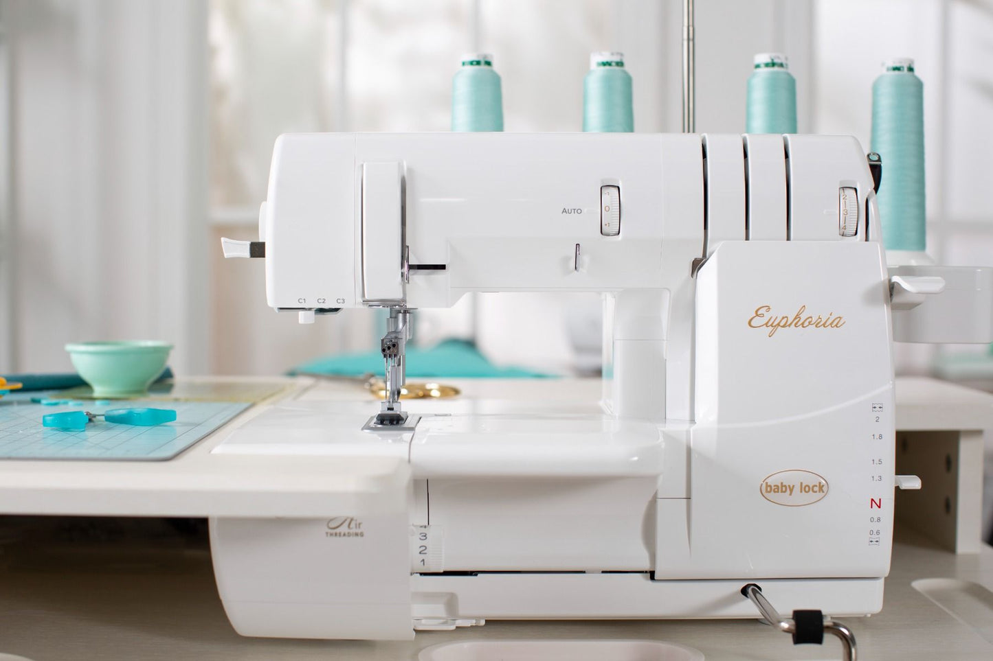 Baby Lock Euphoria Coverlock - with FREE Online Sewing Classes (BA-LOK60D)