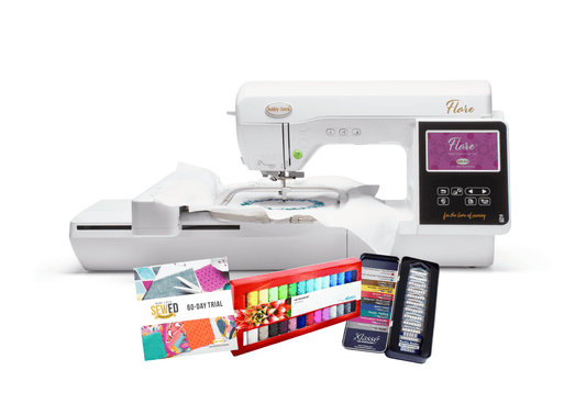 Baby Lock Flare Dedicated Embroidery Machine - with FREE Online Classes (BA-LOK60D) - Quality Sewing & Vacuum