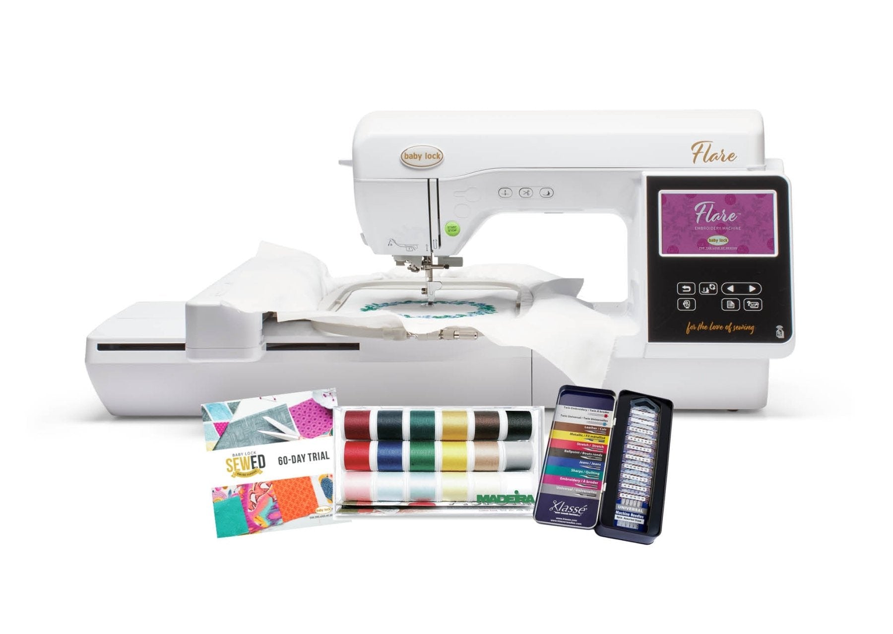 Baby Lock Flare Dedicated Embroidery Machine - with FREE Online Classes