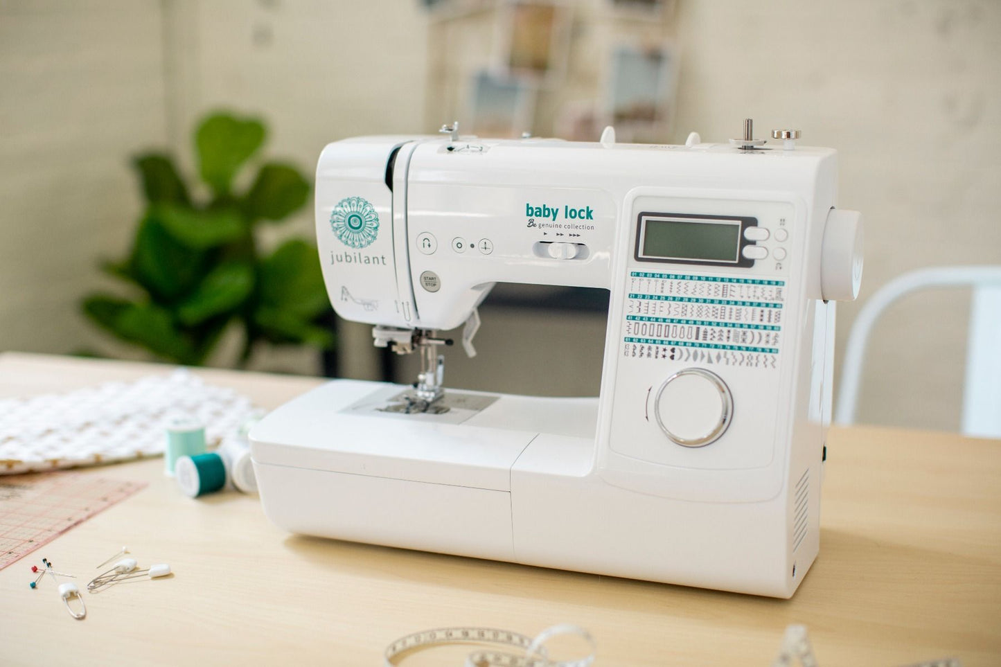 Baby Lock Jubilant Computerized Sewing Machine from the Genuine Collection