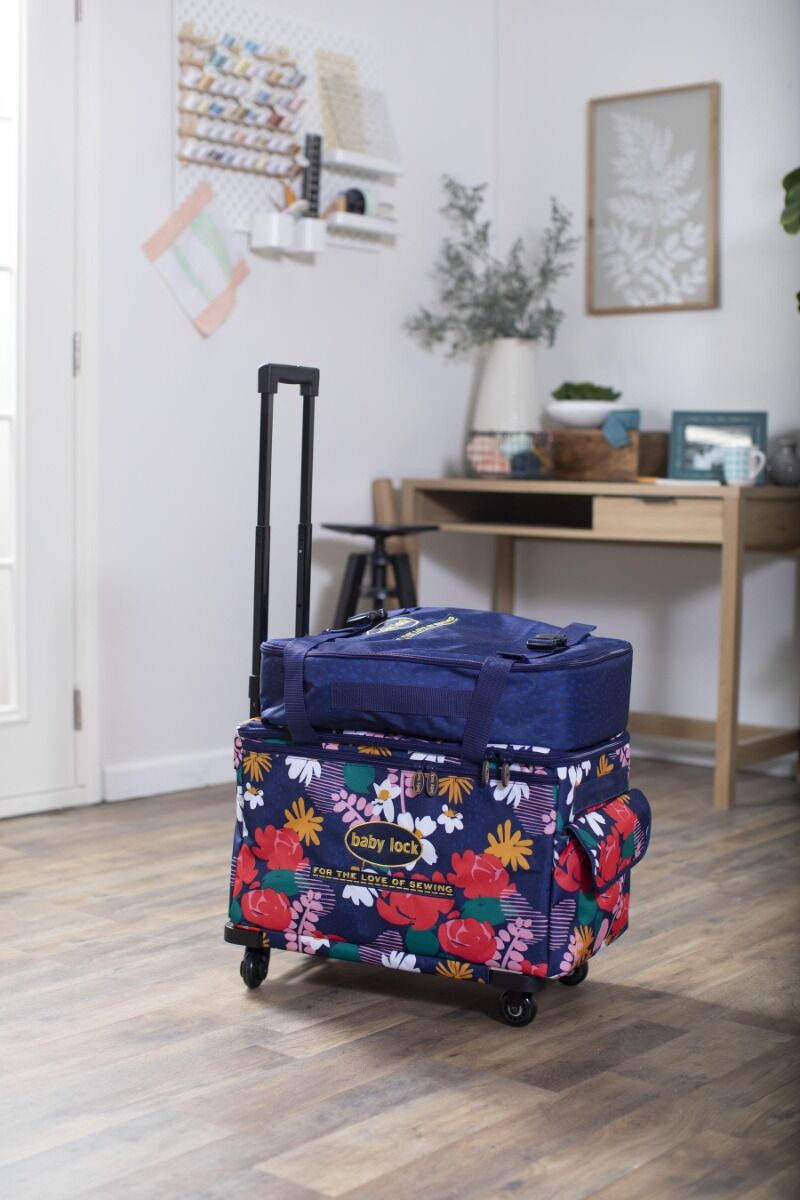 Baby Lock Limited Edition Floral Large Machine Trolley Set - Quality Sewing & Vacuum