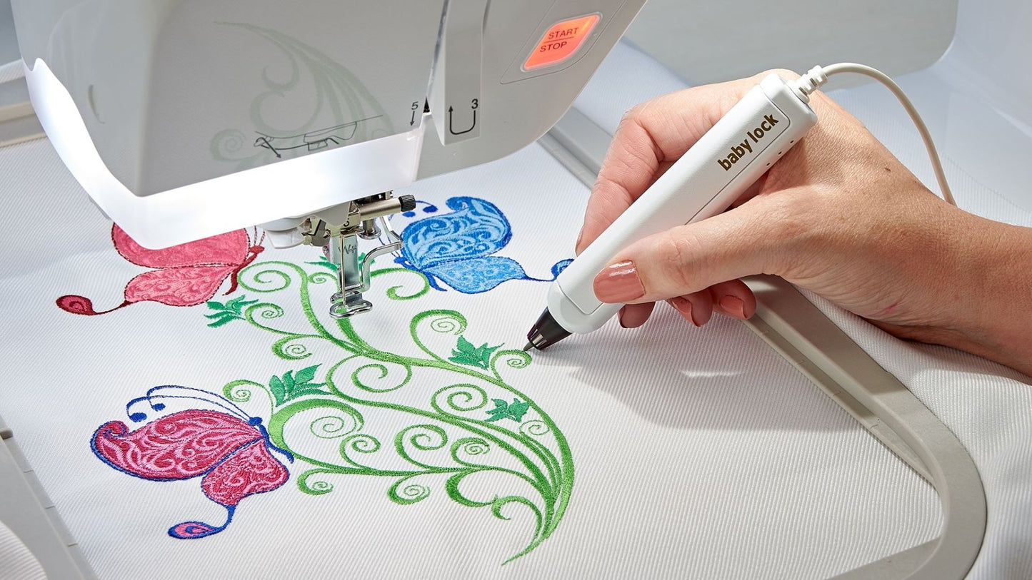 Baby Lock Pathfinder Dedicated Embroidery Machine - with FREE Gifts (BA-LOK60D + F-SPRING22 + F-HOLDAY + F-HNG15ASSRT)