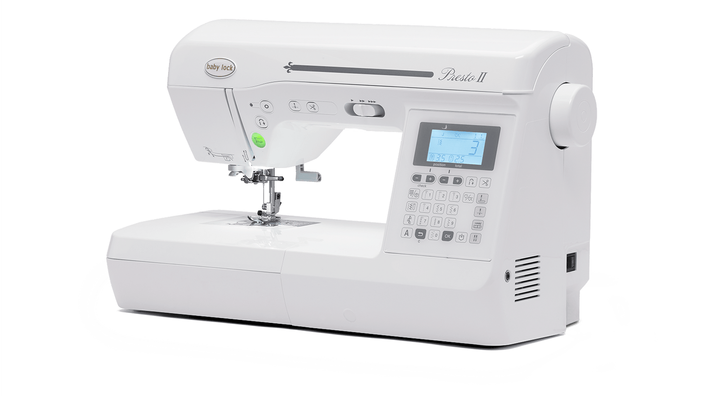 Baby Lock Presto 2 Sewing & Quilting Machine - Quality Sewing & Vacuum