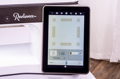 Baby Lock Radiance Position Editing Screen