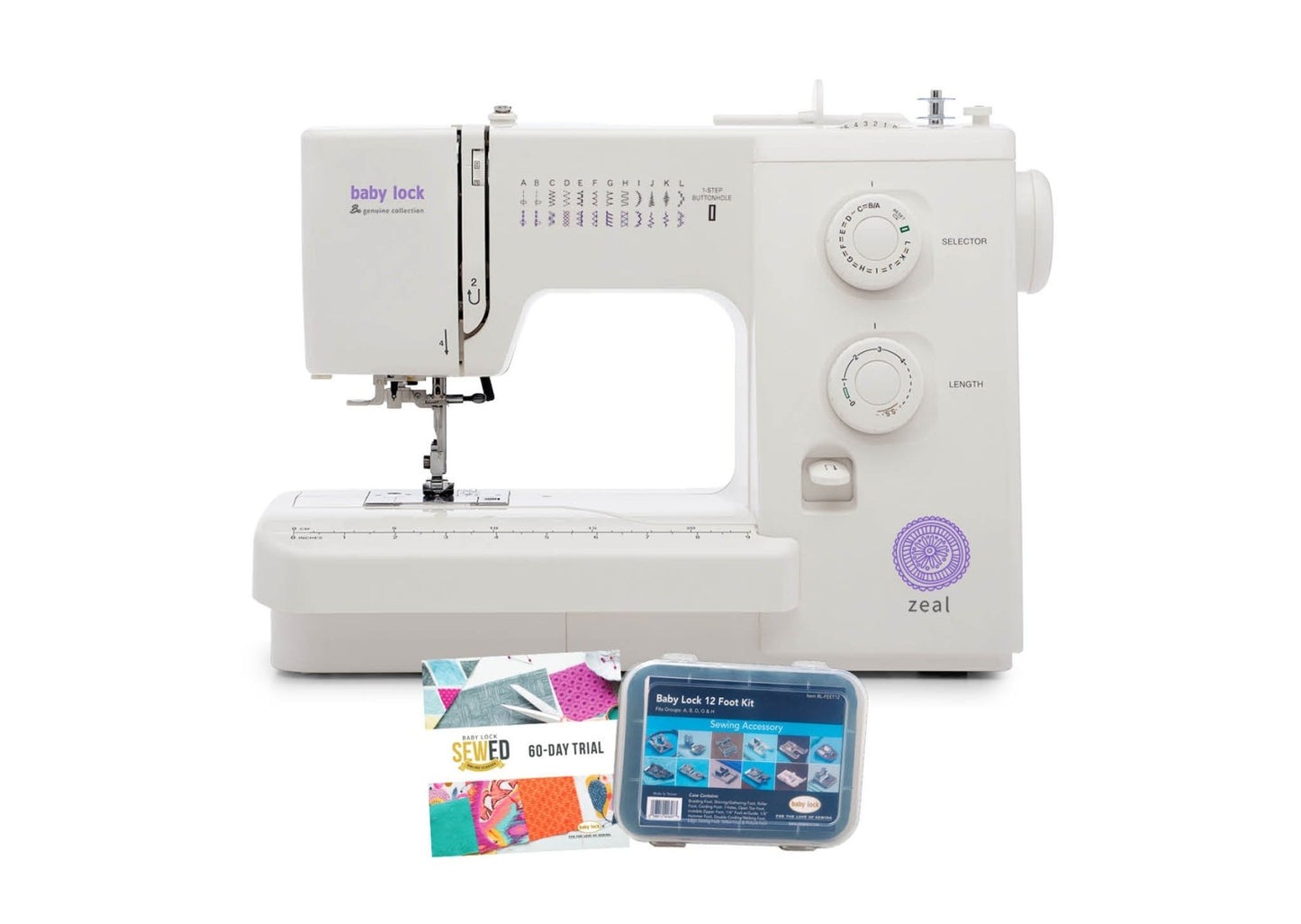 Baby Lock Zeal Sewing Machine from the Genuine Collection