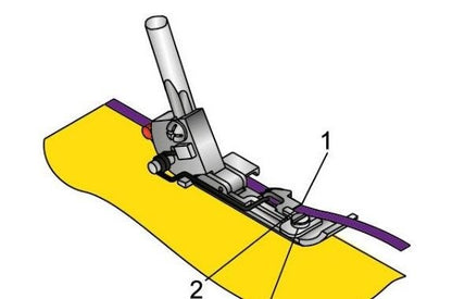 Bernette Ribbon-couching Foot b44/b48 - Quality Sewing & Vacuum