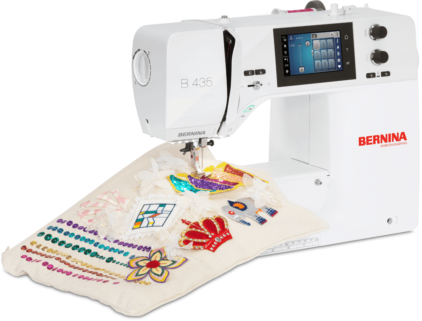 Bernina 435 Sewing and Quilting Machine Front - Quality Sewing & Vacuum