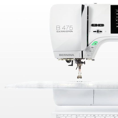 Bernina 475QE Sewing and Quilting Machine - with FREE Bundle (QS-ROTARY60 + QS-RULRACK3)