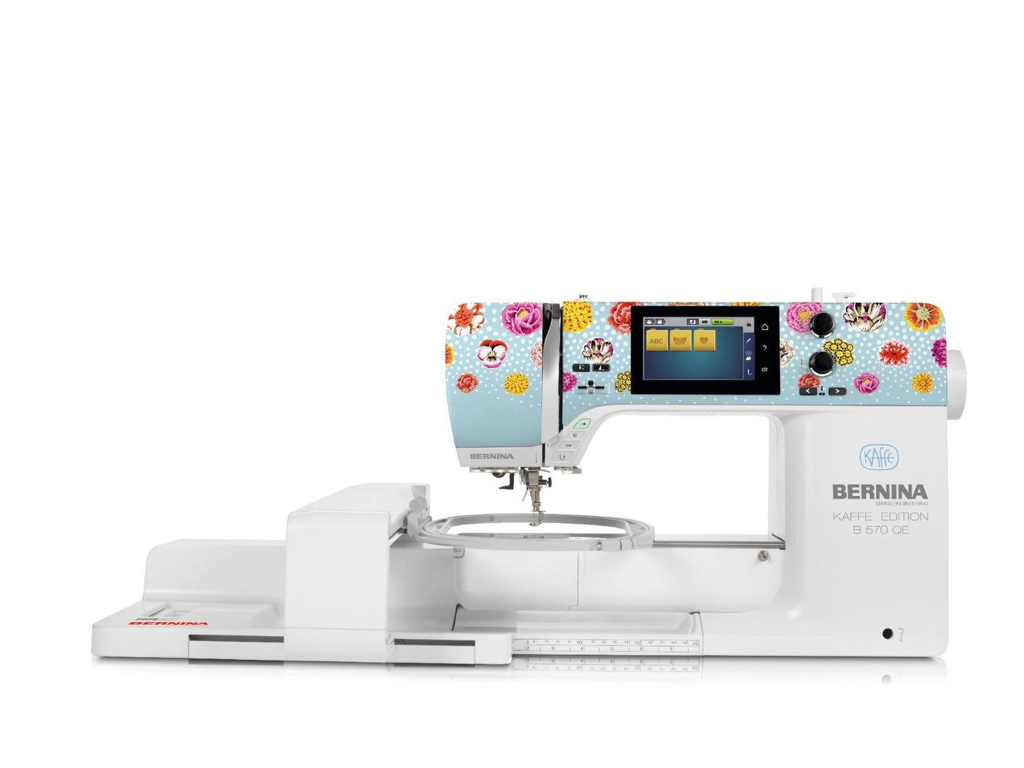 Bernina 570QE Kaffe Special Edition Sewing & Embroidery Machine - with FREE Gifts (SEK999T + 107410.70.00)