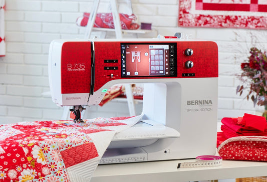 BERNINA 735 Patchwork Edition Sewing, Quilting & Embroidery Machine - Quality Sewing & Vacuum