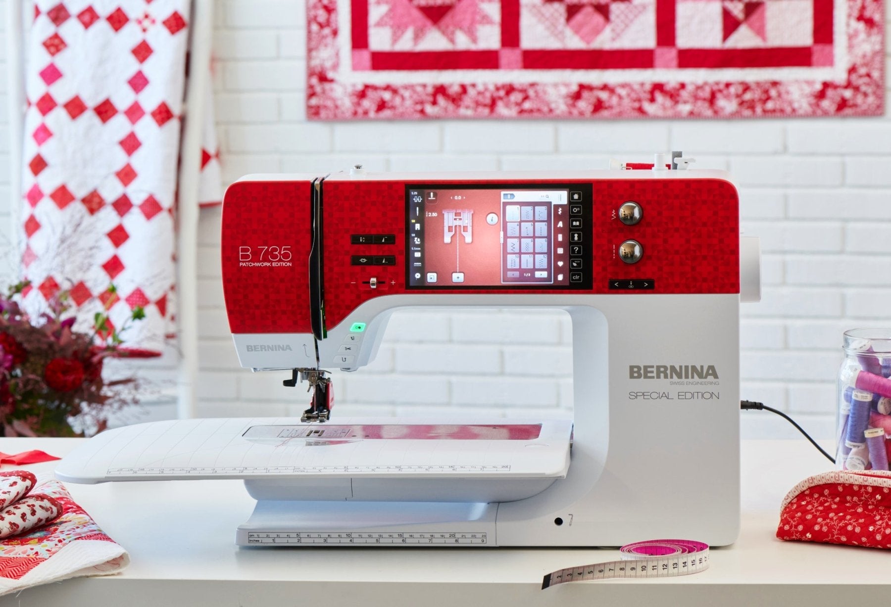 BERNINA 735 Patchwork Edition Sewing, Quilting & Embroidery Machine