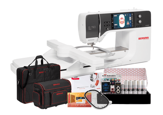 Bernina 790 Pro Sewing, Quilting, & Embroidery Machine with FREE Gifts (23GWP.790 + 107410.70.00 + 106681.70.00)