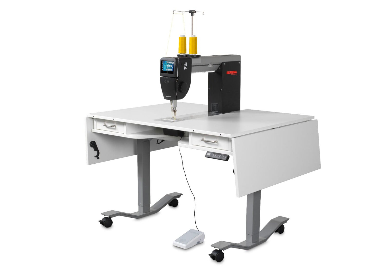 Bernina Electric Height Adjustable Table for Q16 and Q20 - Quality Sewing & Vacuum