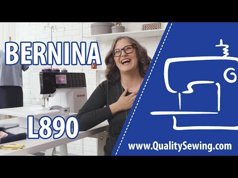 Bernina L 890 Overlock and Coverstitch Machine - with FREE Gifts (BBOS + MT2227BOA-KIT)