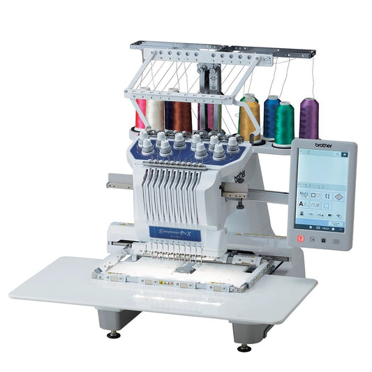 Brother Entrepreneur PRO PR1055X 10 Needle Embroidery Machine - Quality Sewing & Vacuum