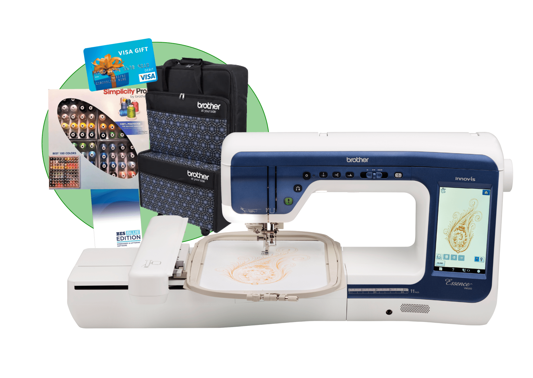 Brother Essence Innov-ís VM5200 Home Sewing and Embroidery Machine