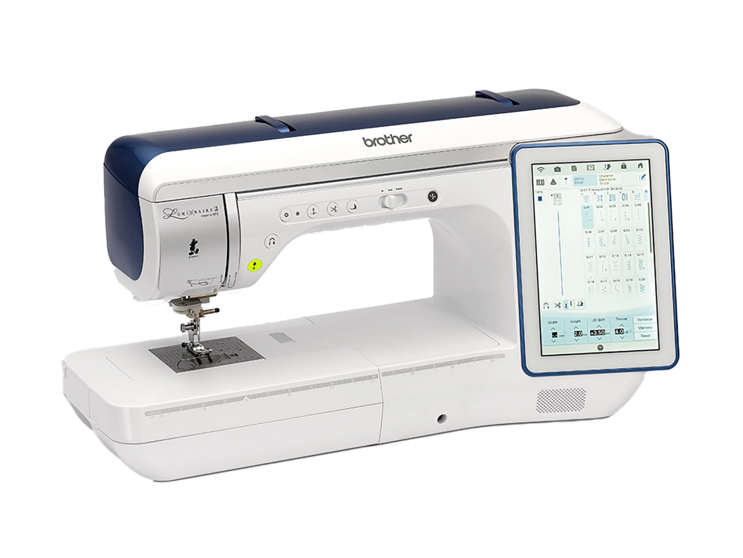 Brother Luminaire 2 Innov-ís XP2 Sewing, Quilting & Embroidery Machine - Quality Sewing & Vacuum