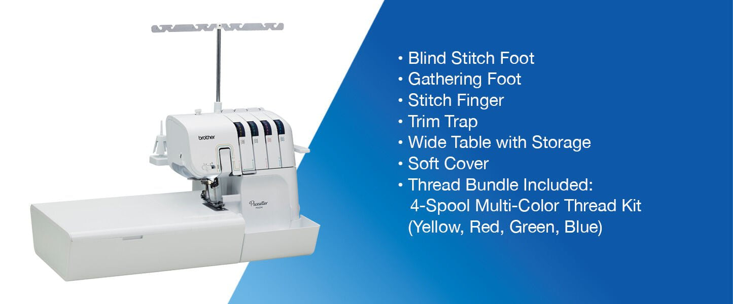 Brother PS5234 Serger - Quality Sewing & Vacuum