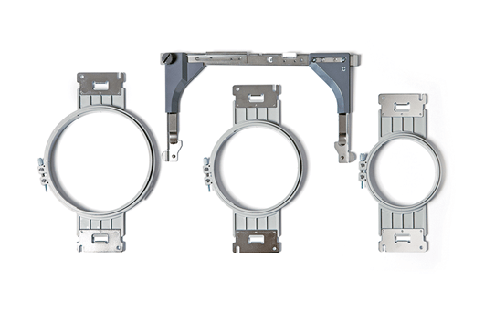 Brother Round Embroidery Frame and Driver Set - PR1000 Multi-needle Series, 4", 5", 6"