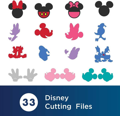 Brother ScanNCut Disney Mickey and Friends Appliqué Pattern Collection #1