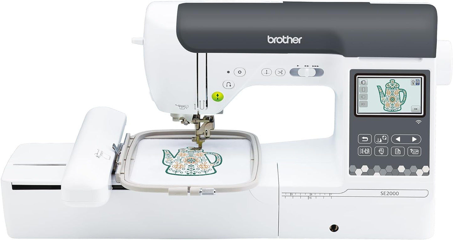 Brother SE2000 Sewing and Embroidery Machine - Quality Sewing & Vacuum