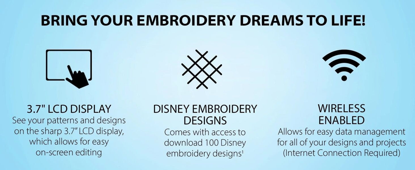 Brother SE2100DI Disney 100th Anniversary Sewing & Embroidery,,,,,,,