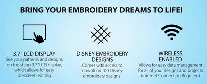 Brother SE2100DI Disney 100th Anniversary Sewing & Embroidery,,,,,,,