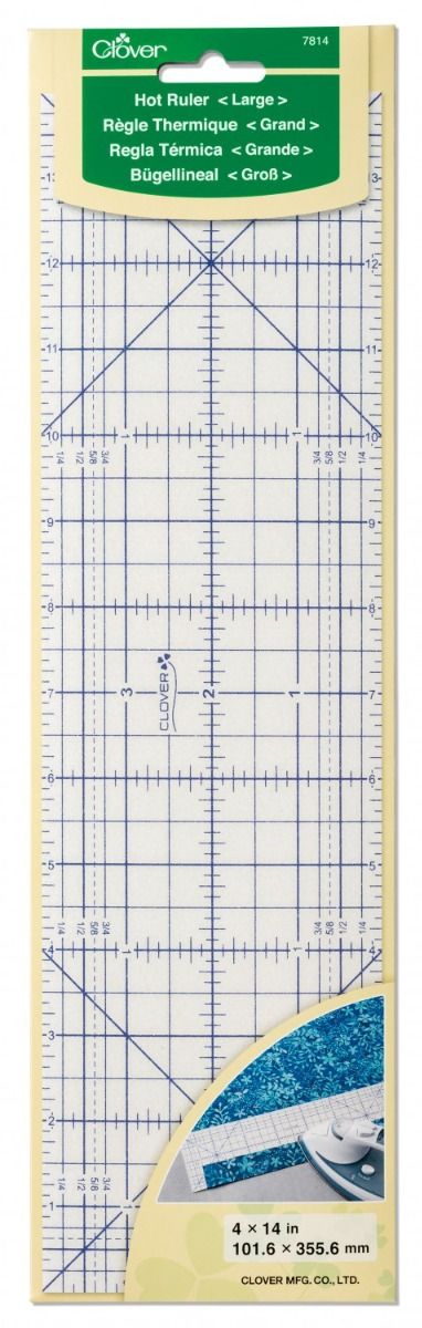 Clover Large Hot Ruler,Clover Large Hot Ruler | Quality Sewing