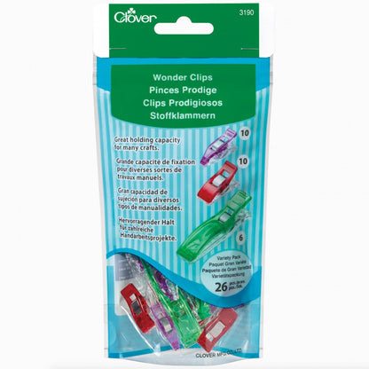 Clover Wonder Clips Variety Pack - 26 Pack