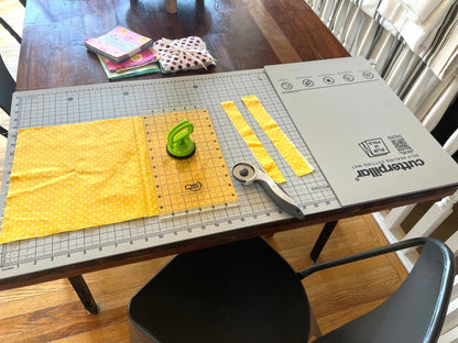 Cutterpillar Flip and Fold 48" Self-Healing Cutting Mat