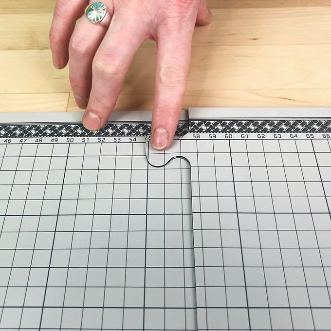 Cutterpillar Flip and Fold 48" Self-Healing Cutting Mat