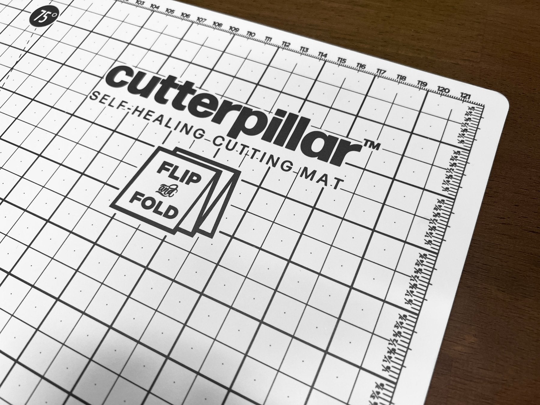 Cutterpillar Flip and Fold 48" Self-Healing Cutting Mat