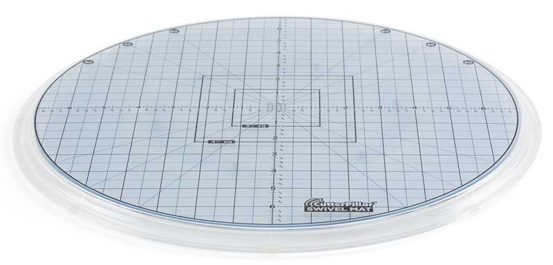 CutterPillar Swivel Rotating Cutting Mat - Quality Sewing & Vacuum